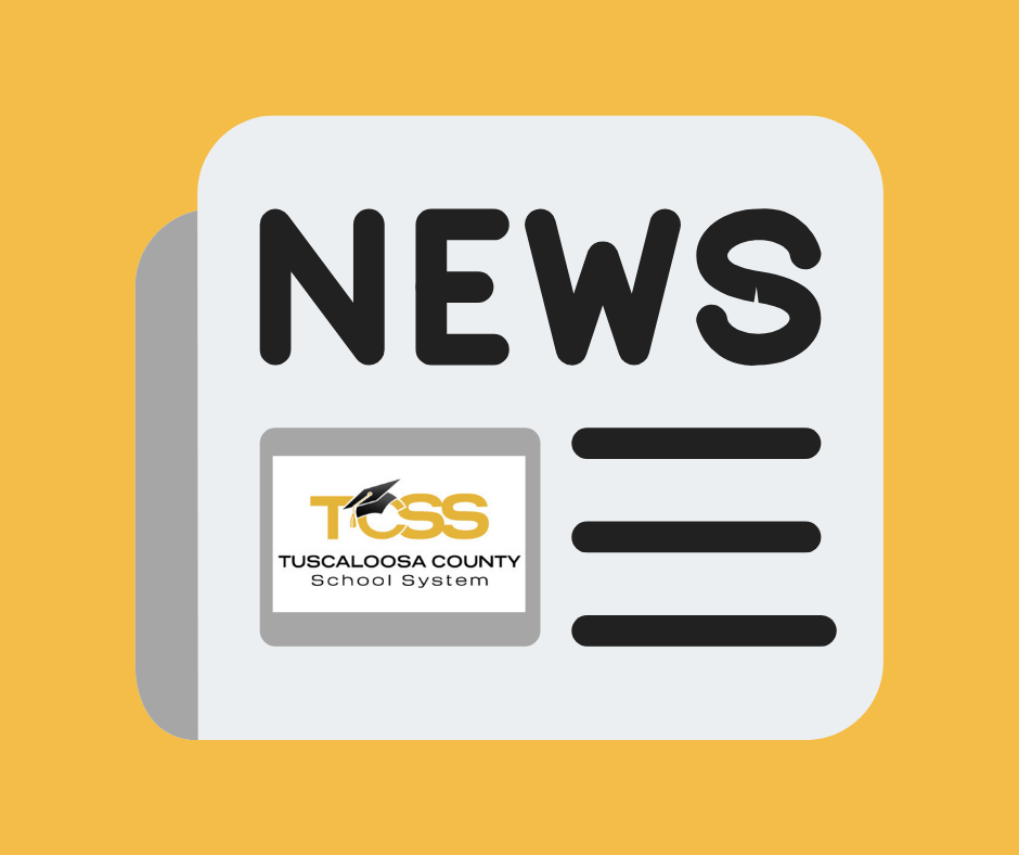  news paper page with text "news" and TCSS logo